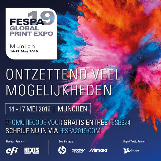 FESPA neemt u van 14 tot en met 17 mei op een ontdekkingsreis naar de toekomstige trends en innovaties in de sector