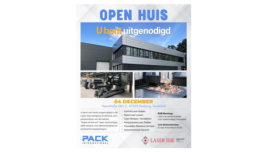 Open Huis Pack International - Laser Isse