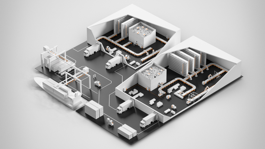 Verbindingsoplossingen voor intralogistieke toepassingen
