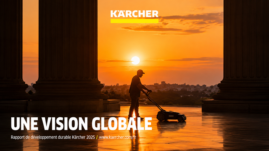 Kärcher publie son rapport sur le développement durable 2025 : une réduction de 44,5 % des émissions