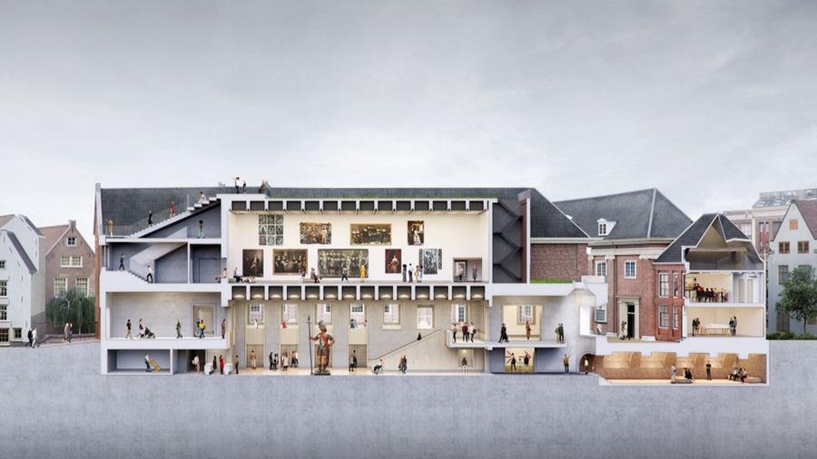 Neutelings Riedijk donne le coup d'envoi de la phase de construction du Musée d'Amsterdam