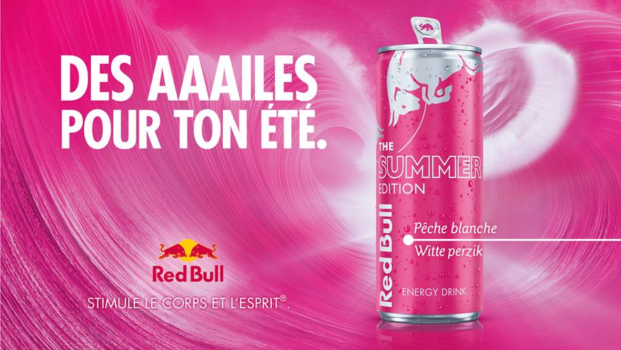Red Bull lance une Summer Edition à la pêche blanche