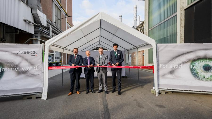 Agfa opent nieuwe fabriek voor waterstofmembranen in Mortsel