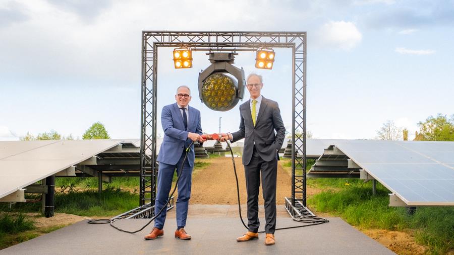 Le Roularta Media Group inaugure un parc solaire innovant alliant énergie et nature
