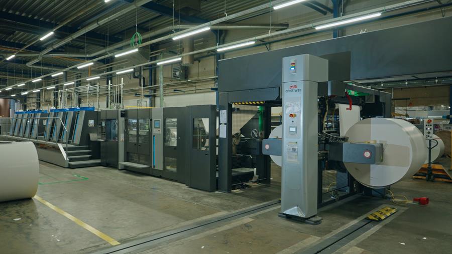 Moderna Printing installeert eerste continue web-to-sheetconfiguratie in Europa