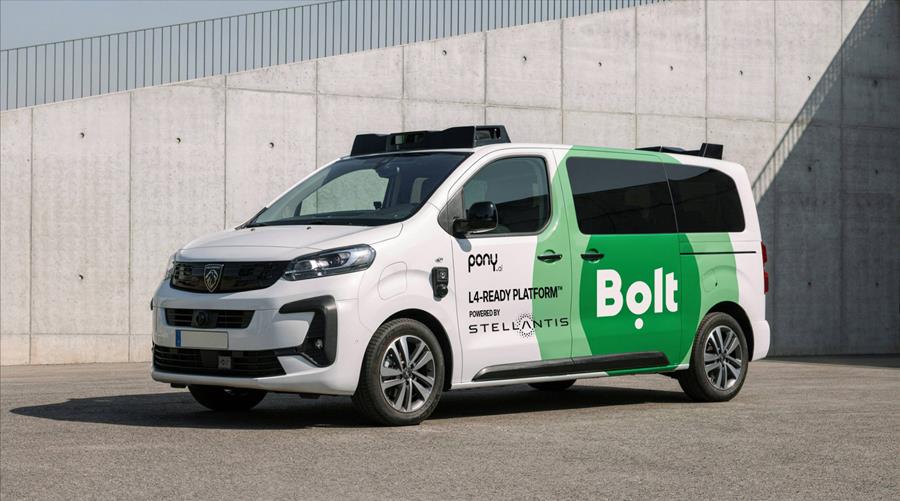Bolt, Pony.ai et Stellantis testent la mobilité autonome au Luxembourg